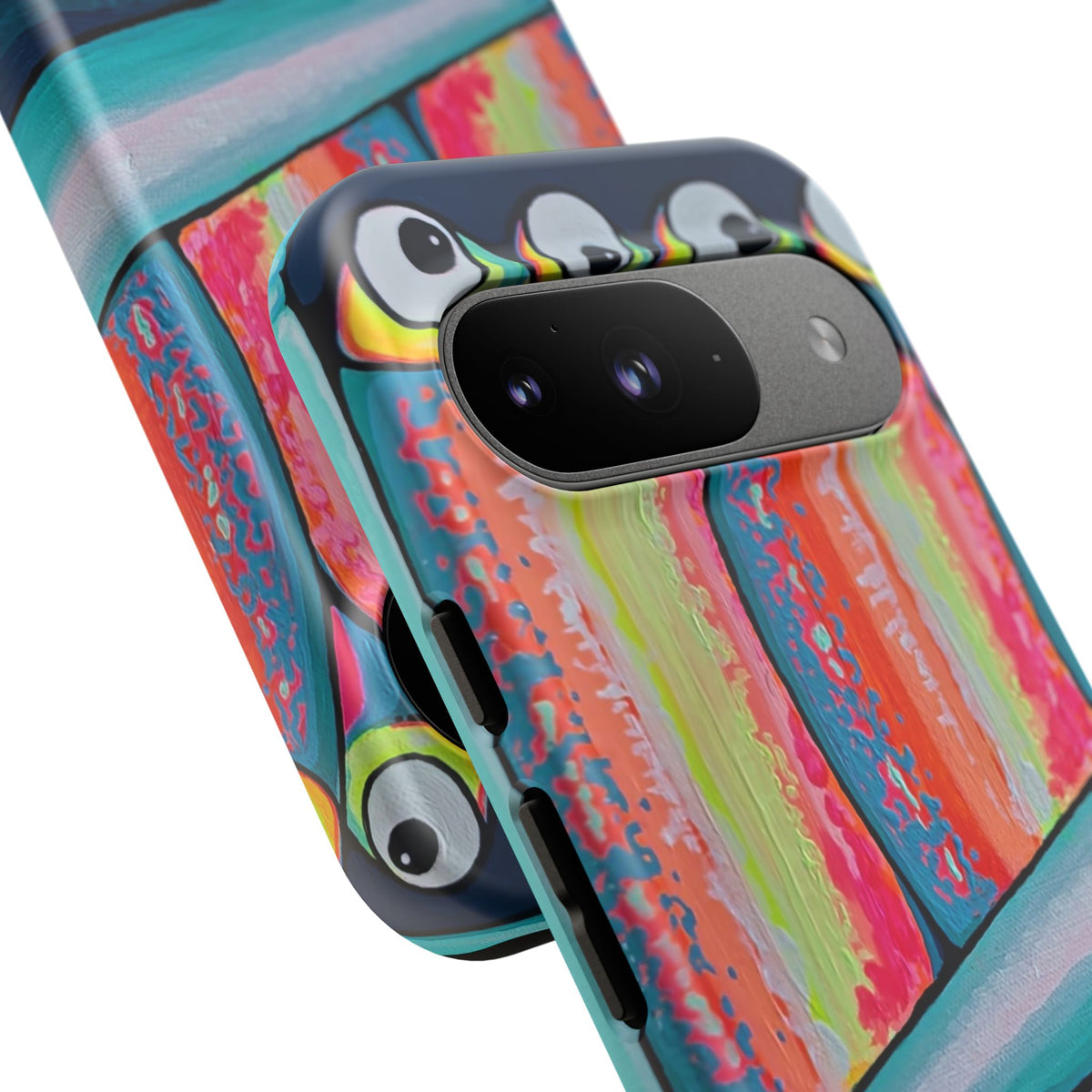 Neon Sardines Tough Phone Case