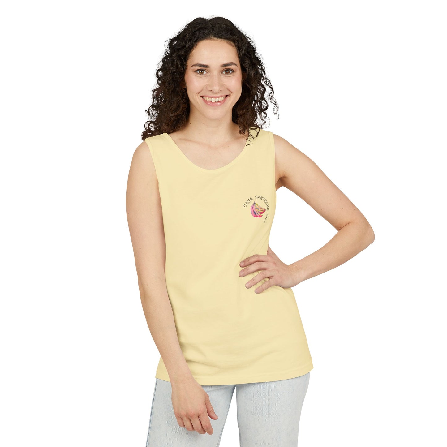 Unisex Neon Fat Bananas Tank Top - Perfect for Summer Vibes