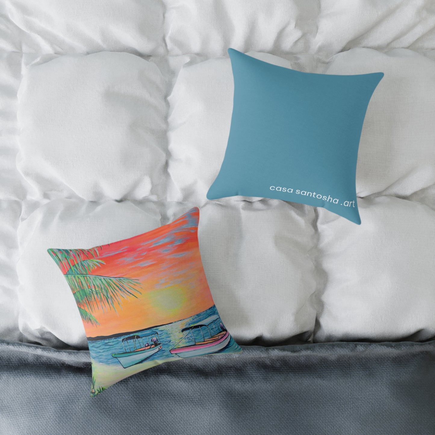 Panga Express Art Canvas Decorative Pillow