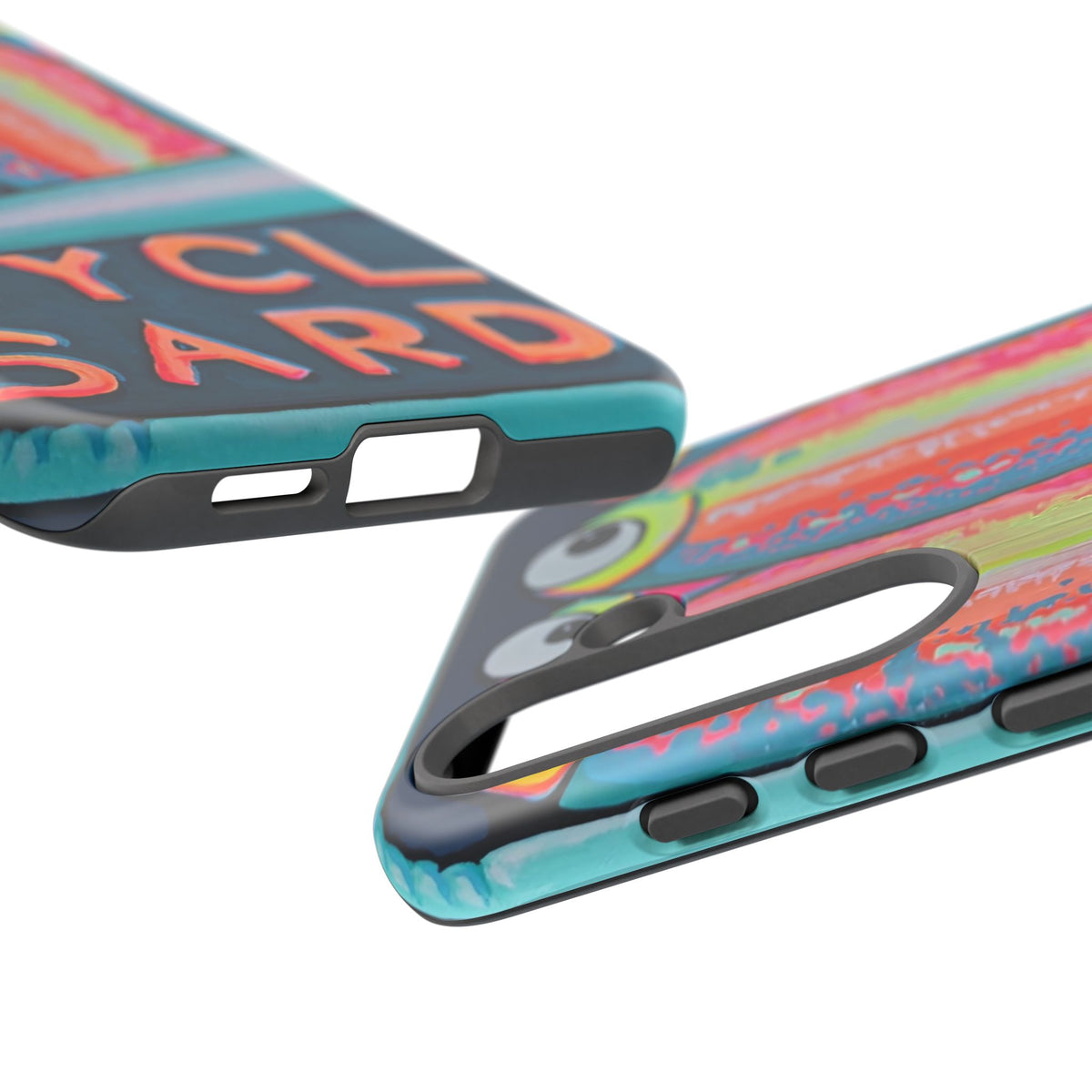 Neon Sardines Tough Phone Case