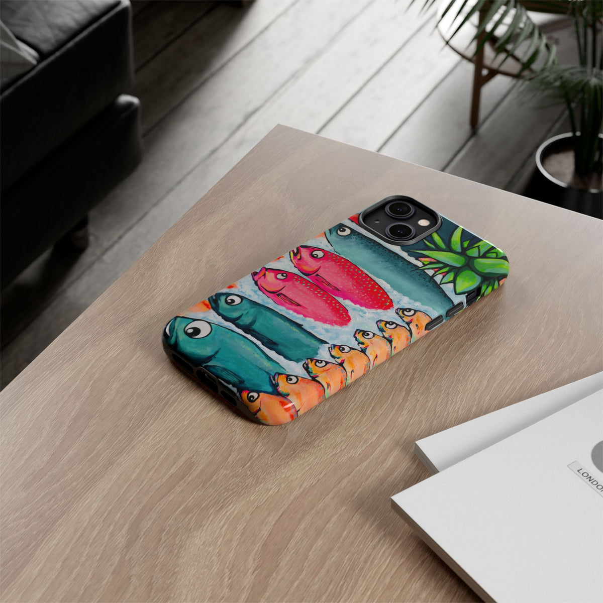 Neon Cabo Fish Market Tough Phone Case