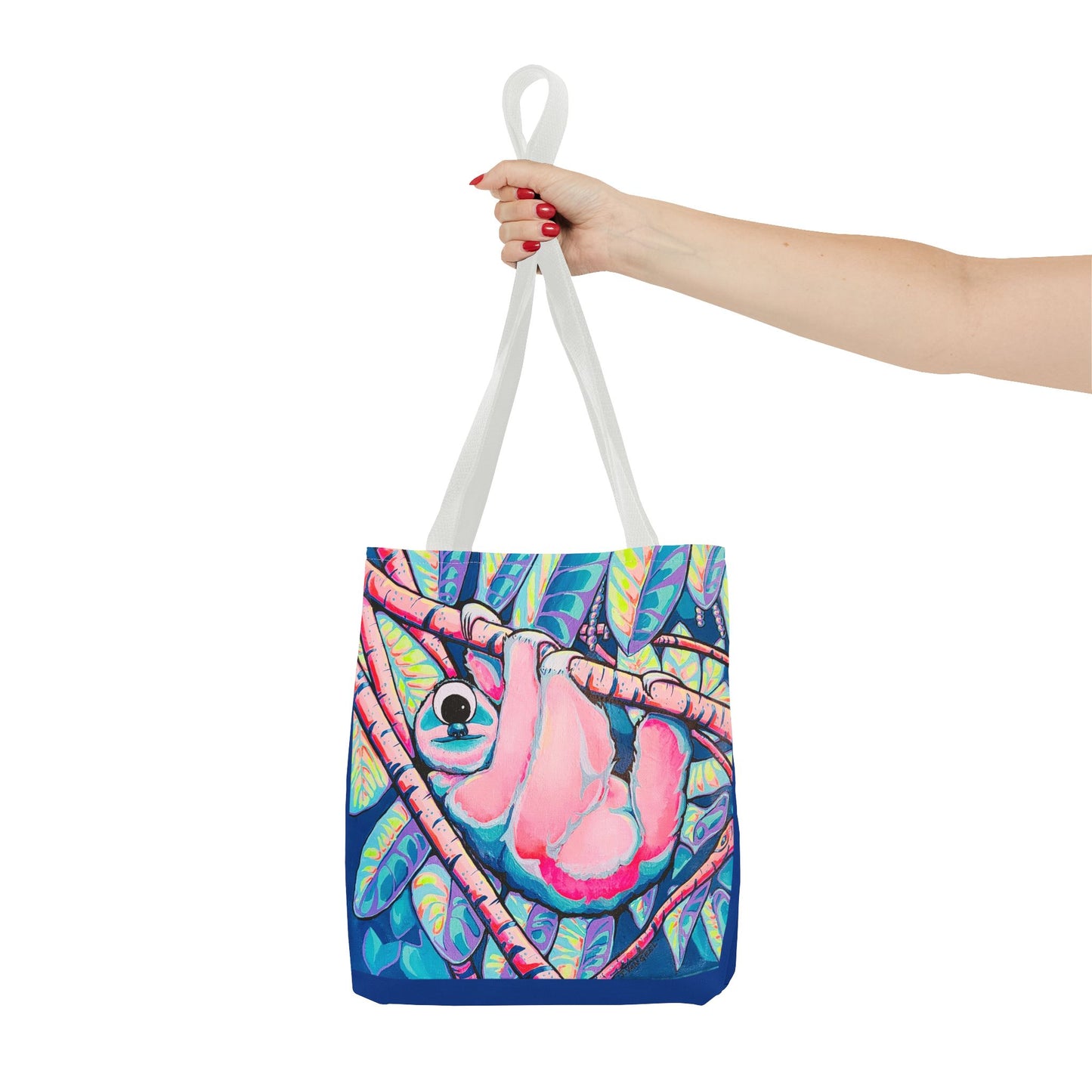 Premium Cyclops Sloth Tote Bag, Original Artist Design, Reusable Shopping Tote, Eco-Friendly
