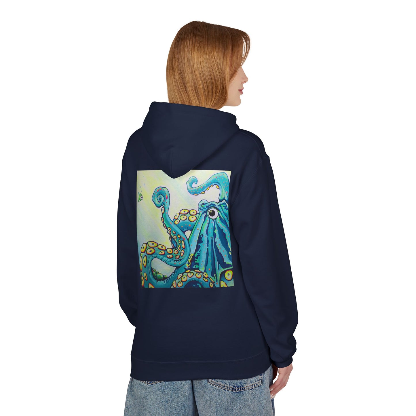 Unisex Cyclops Octopus Soft Hoodie
