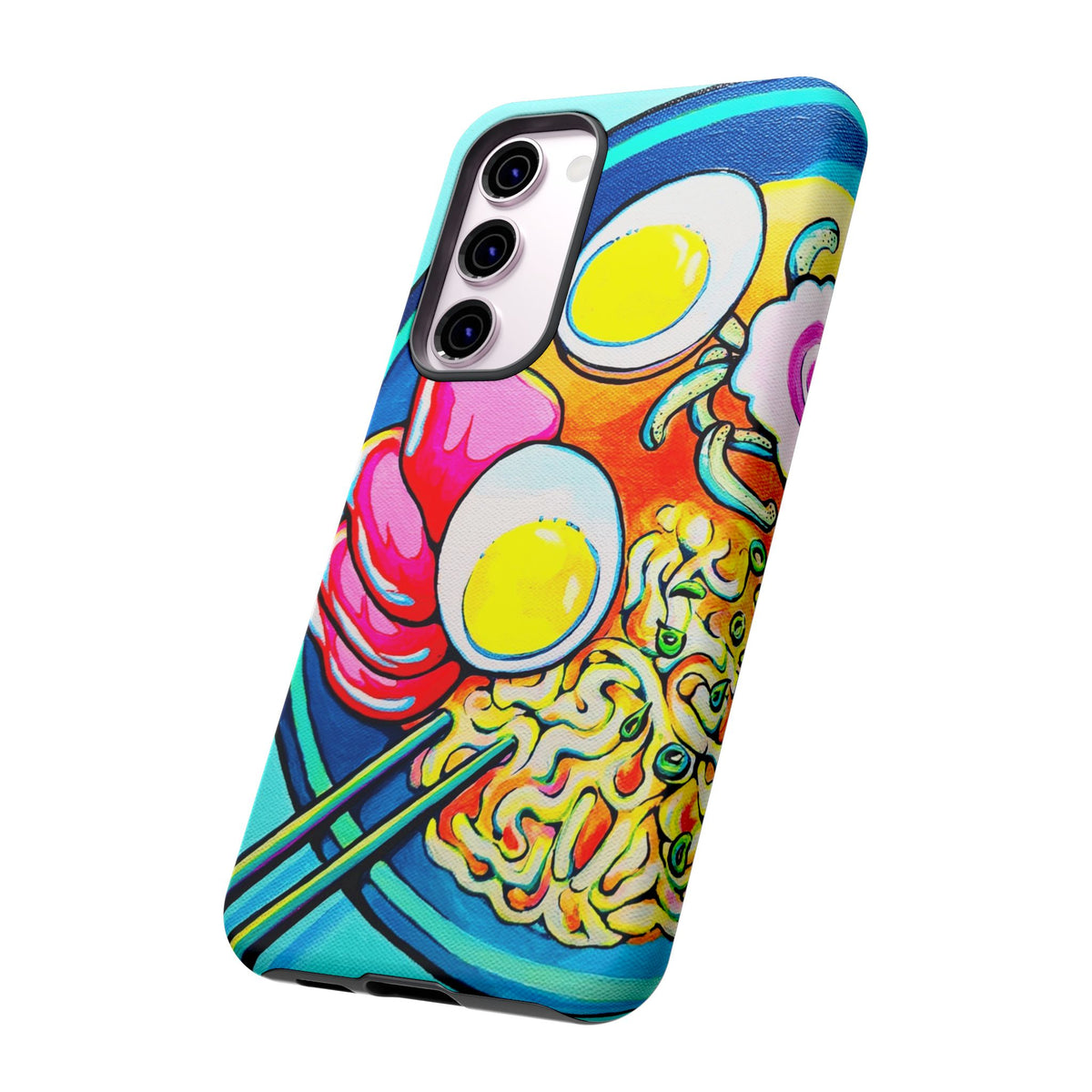 Coque de téléphone résistante Neon Ramen