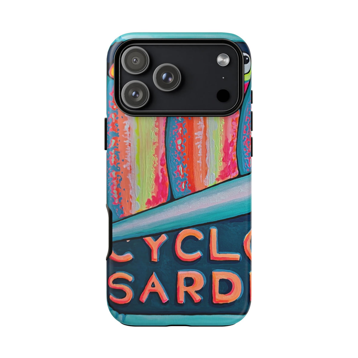 Neon Sardines Tough Phone Case