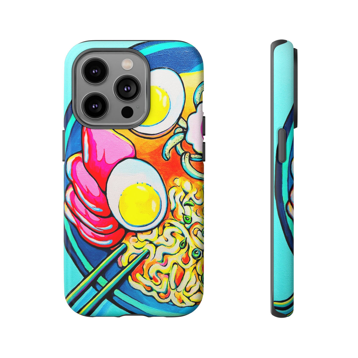 Coque de téléphone résistante Neon Ramen