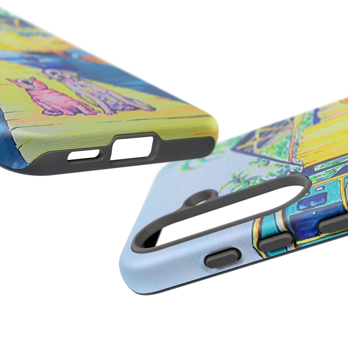 Cyclops Cat and Dog in Bocas Tough Phone Case
