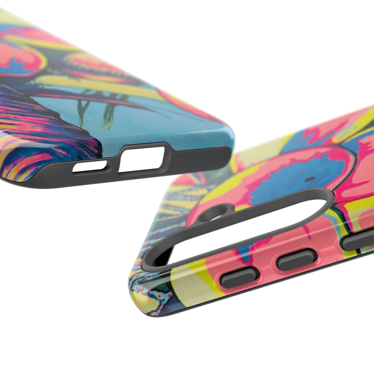 Neon Coconuts Tough Phone Case