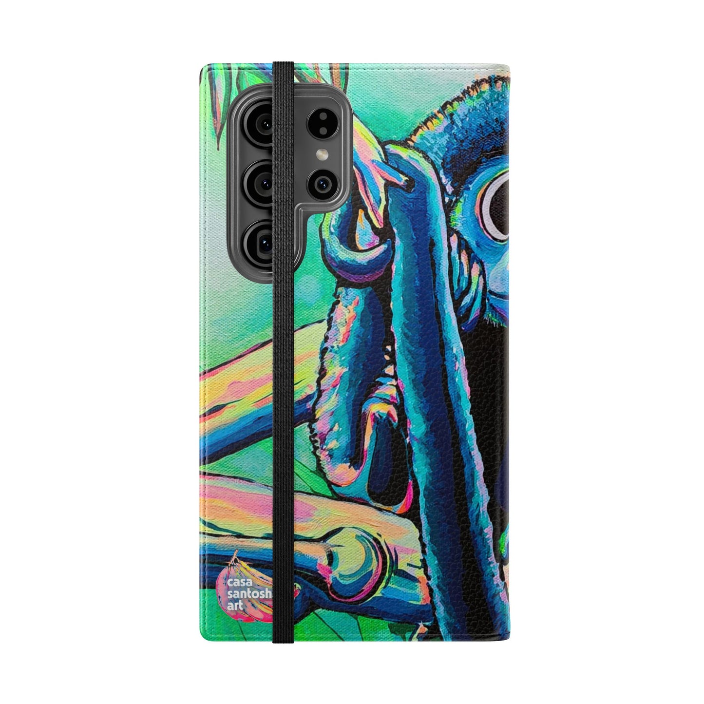 Cyclops Monkey Flip Phone Case – Wallet Cover with Card Slots