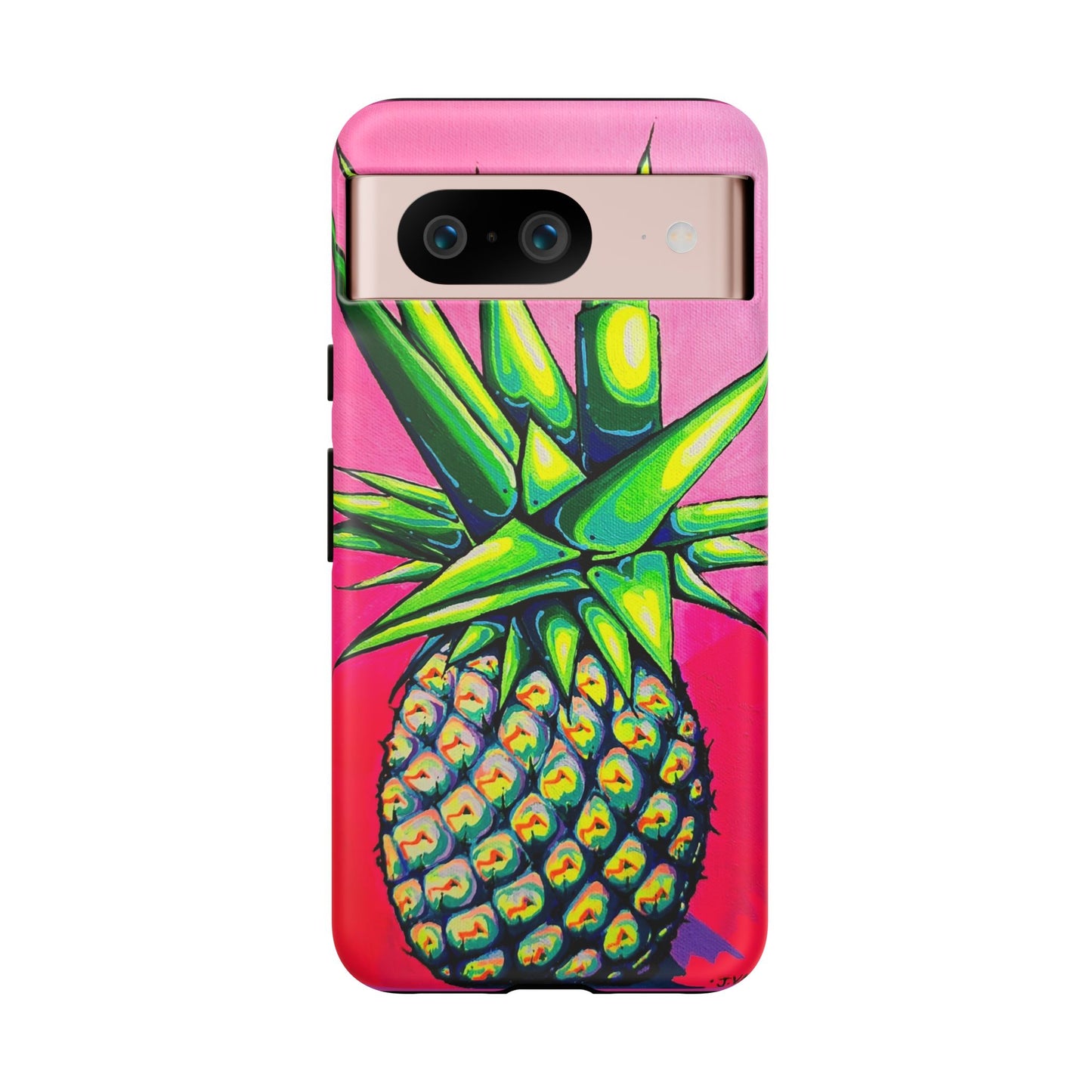 Neon Pineapple Tough Phone Case
