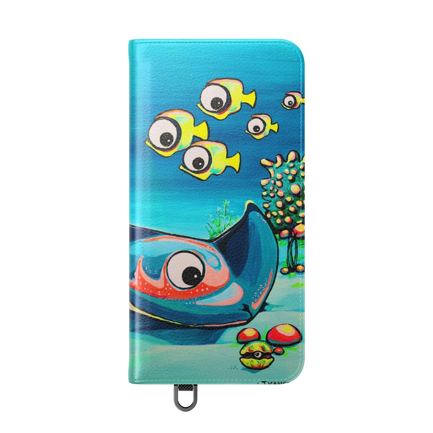 Cyclops Stingray Flip Phone Case – Wallet Cover with Card Slots