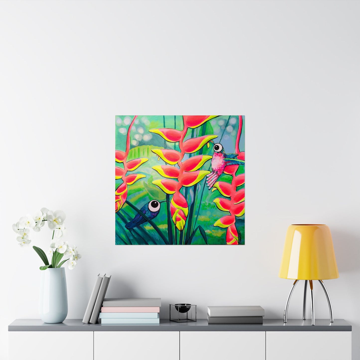 Cyclops Hummingbirds Giclée Art Poster