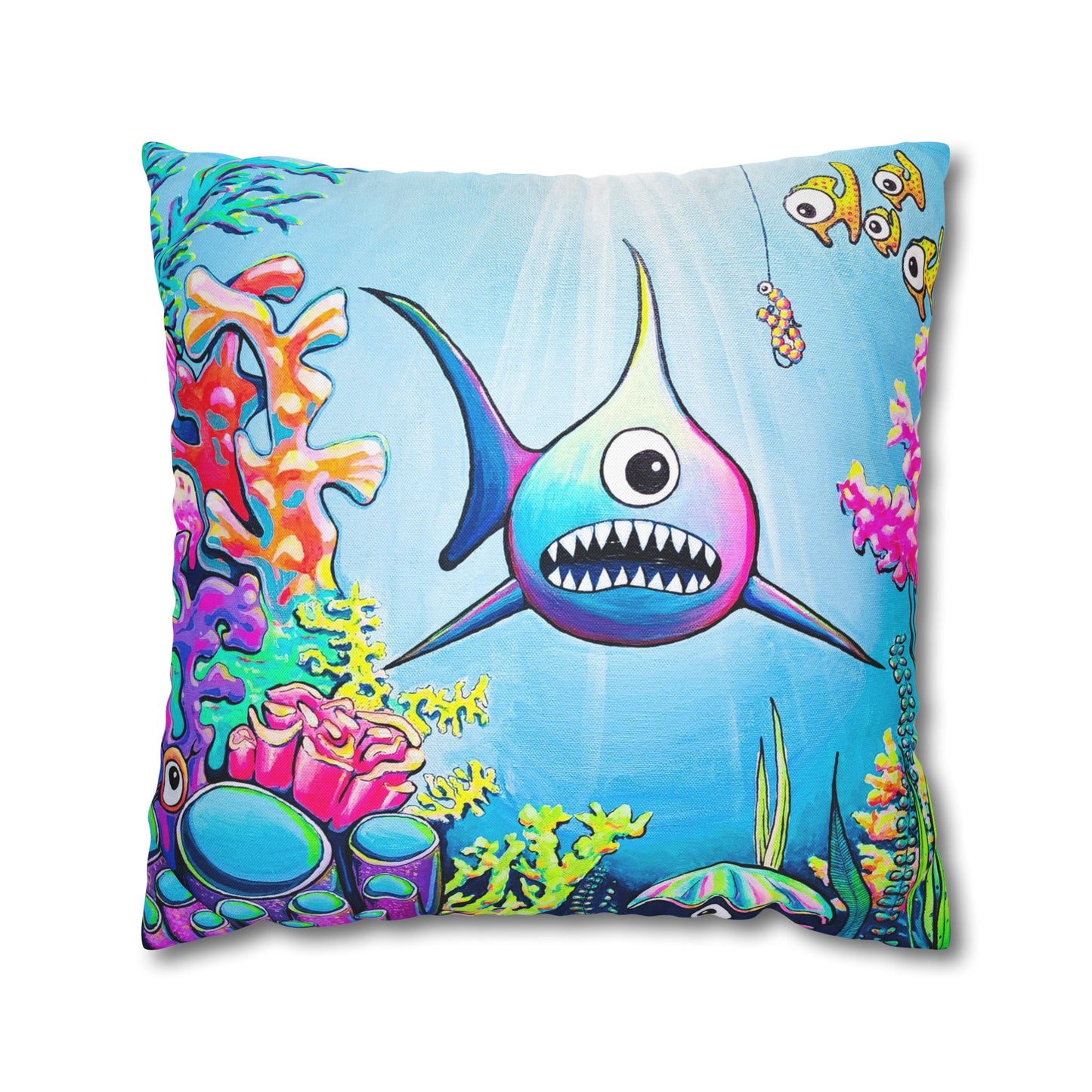 Cyclops Shark Pillowcase, Cover Only