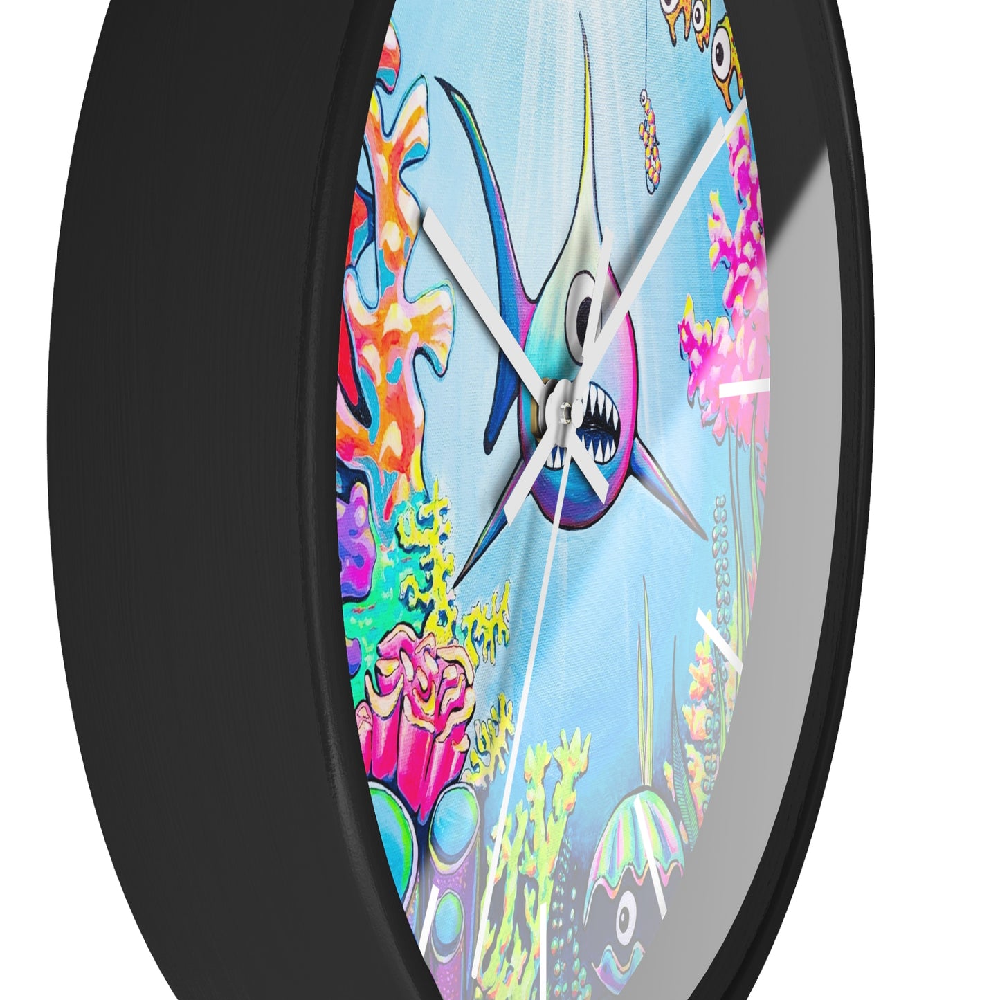 Cyclops Shark Pop Art Wall Clock