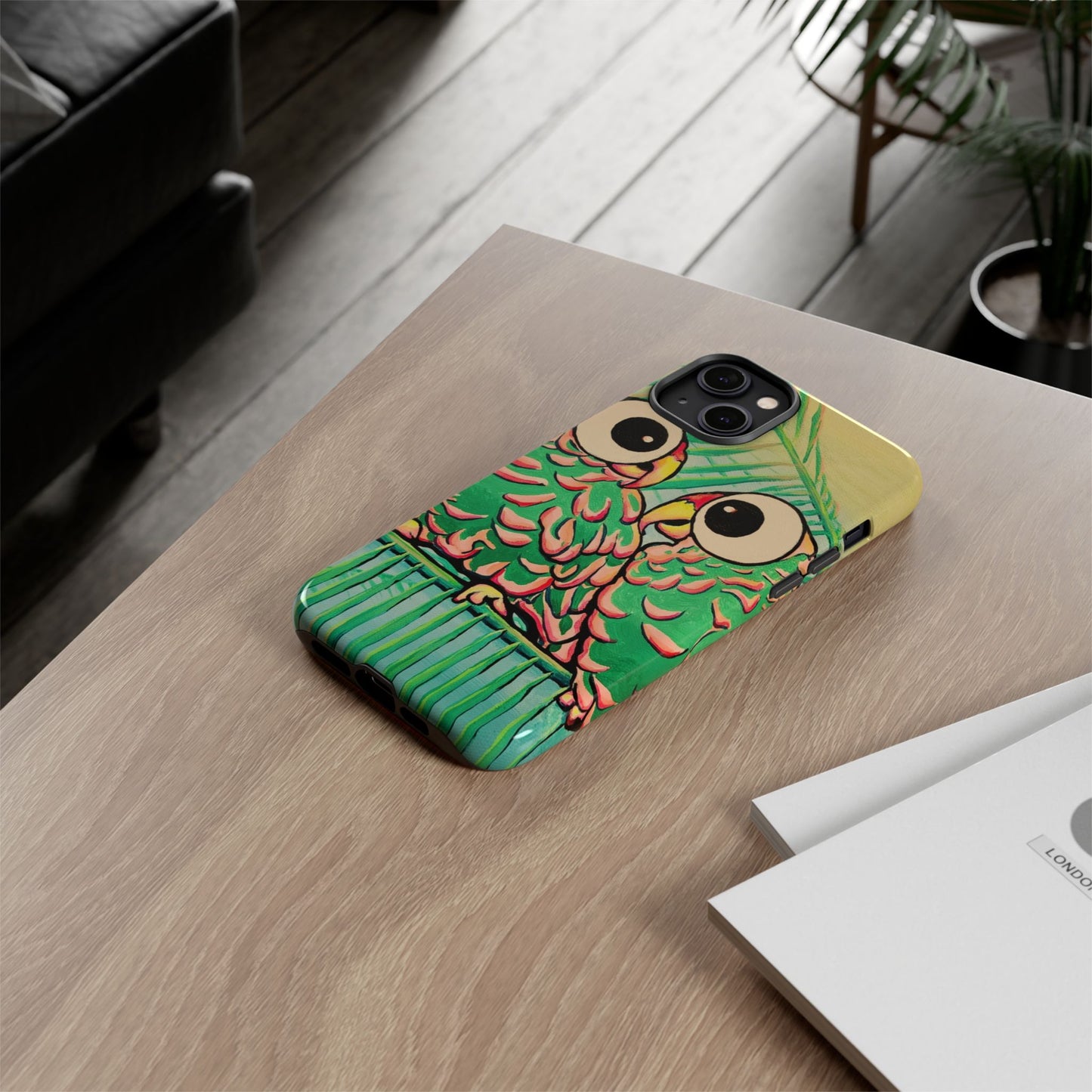 Chatty Cyclops Parrots Tough Phone Case