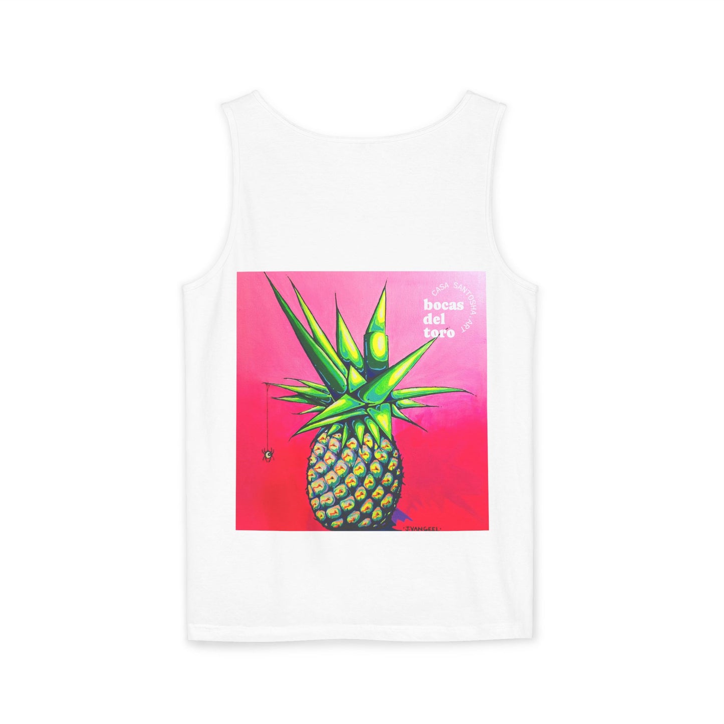 Unisex Neon Pineapple Tank Top - Perfect for Summer Vibes