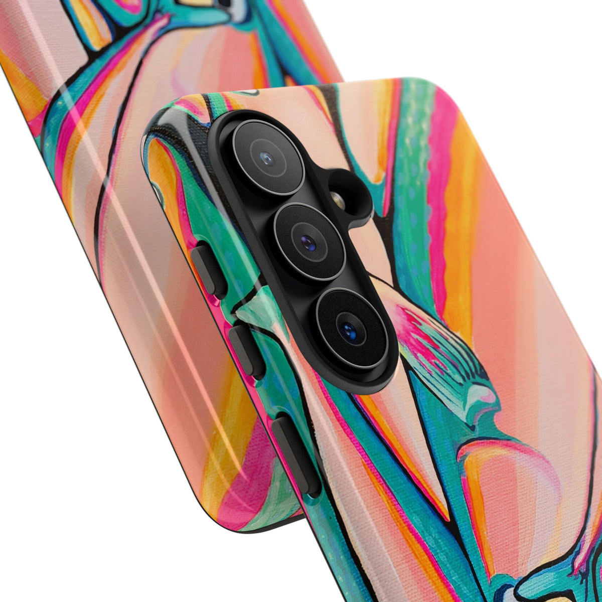 Neon Fish Tough Phone Case