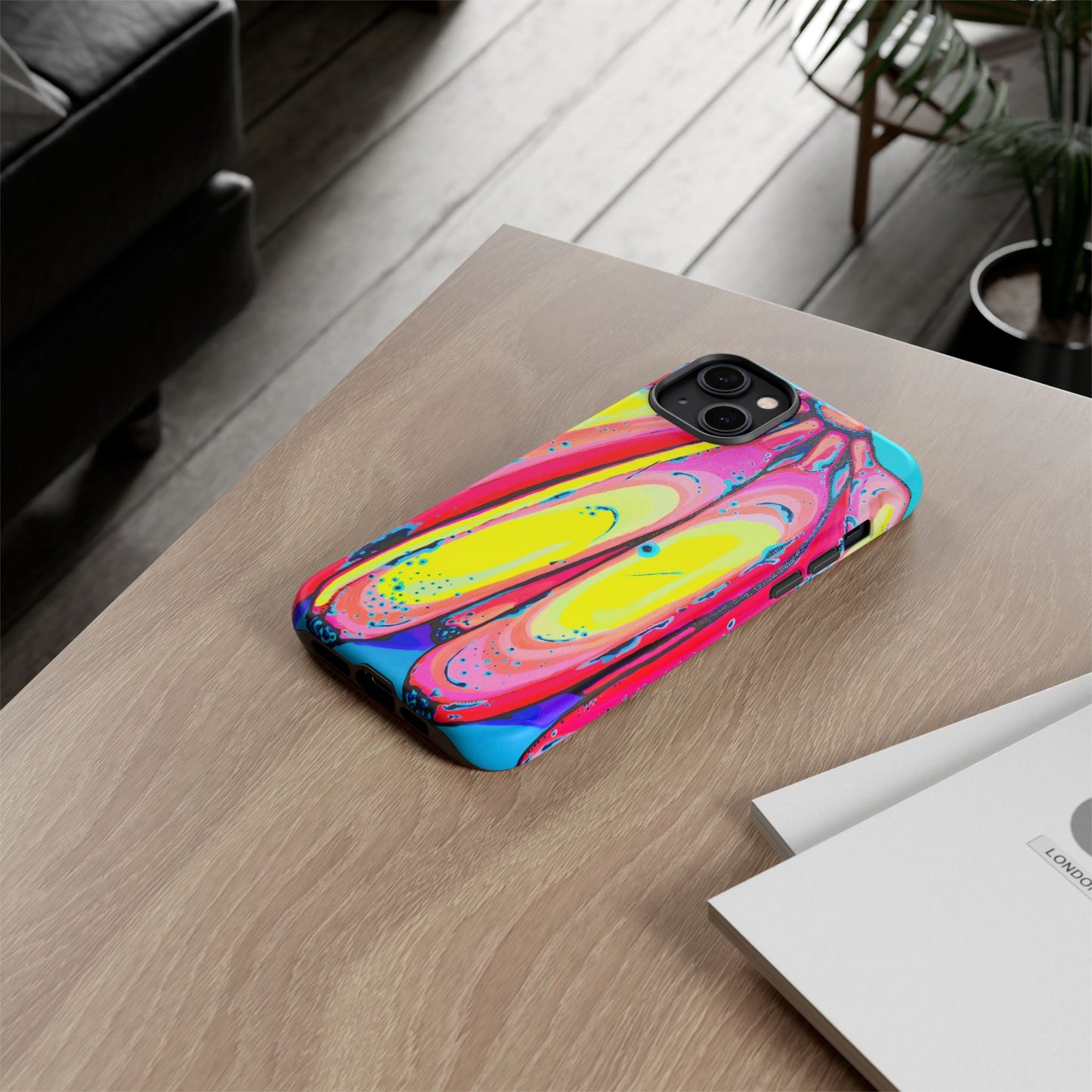 Neon Fat Bananas Tough Phone Case