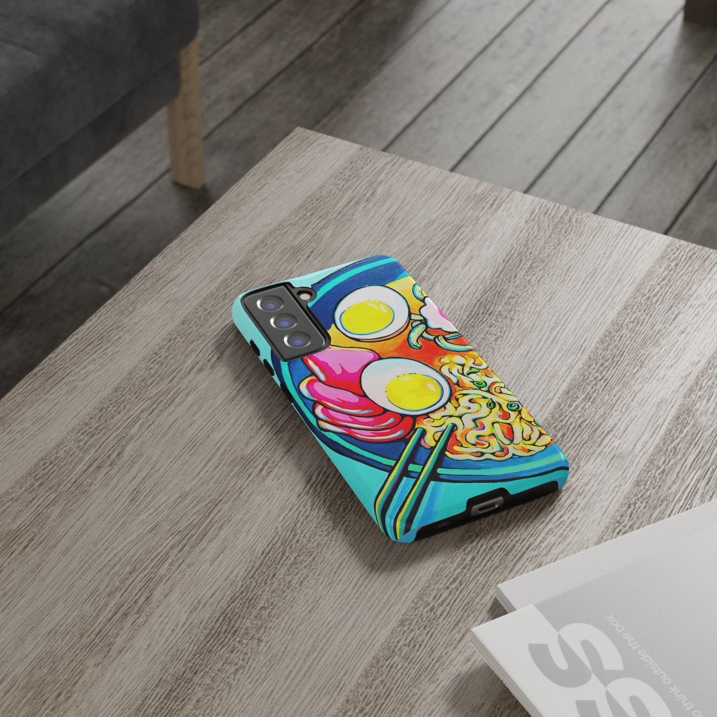 Neon Ramen Tough Phone Case