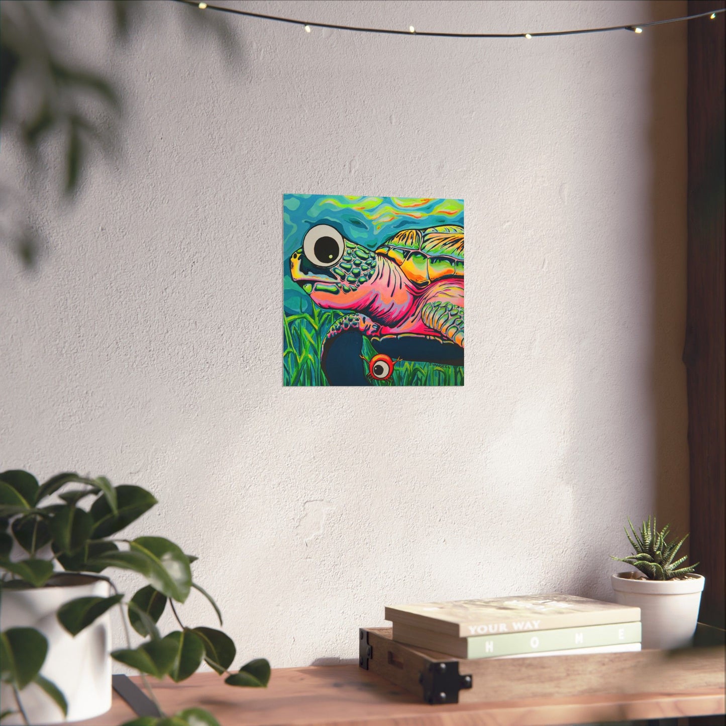 Cyclops Turtle Giclée Art Poster