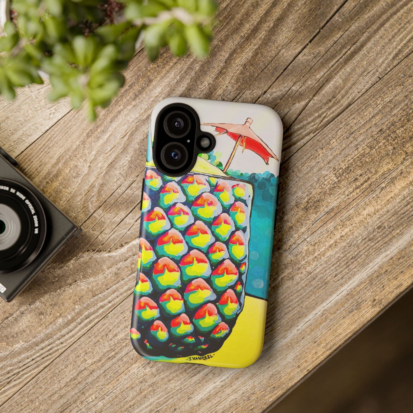 Neon Piña Colada Tough Phone Case