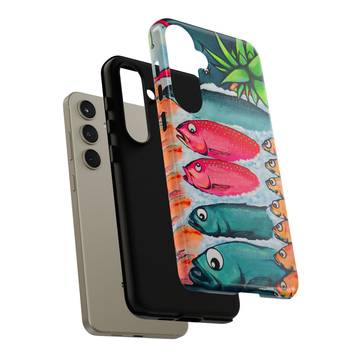 Neon Cabo Fish Market Tough Phone Case