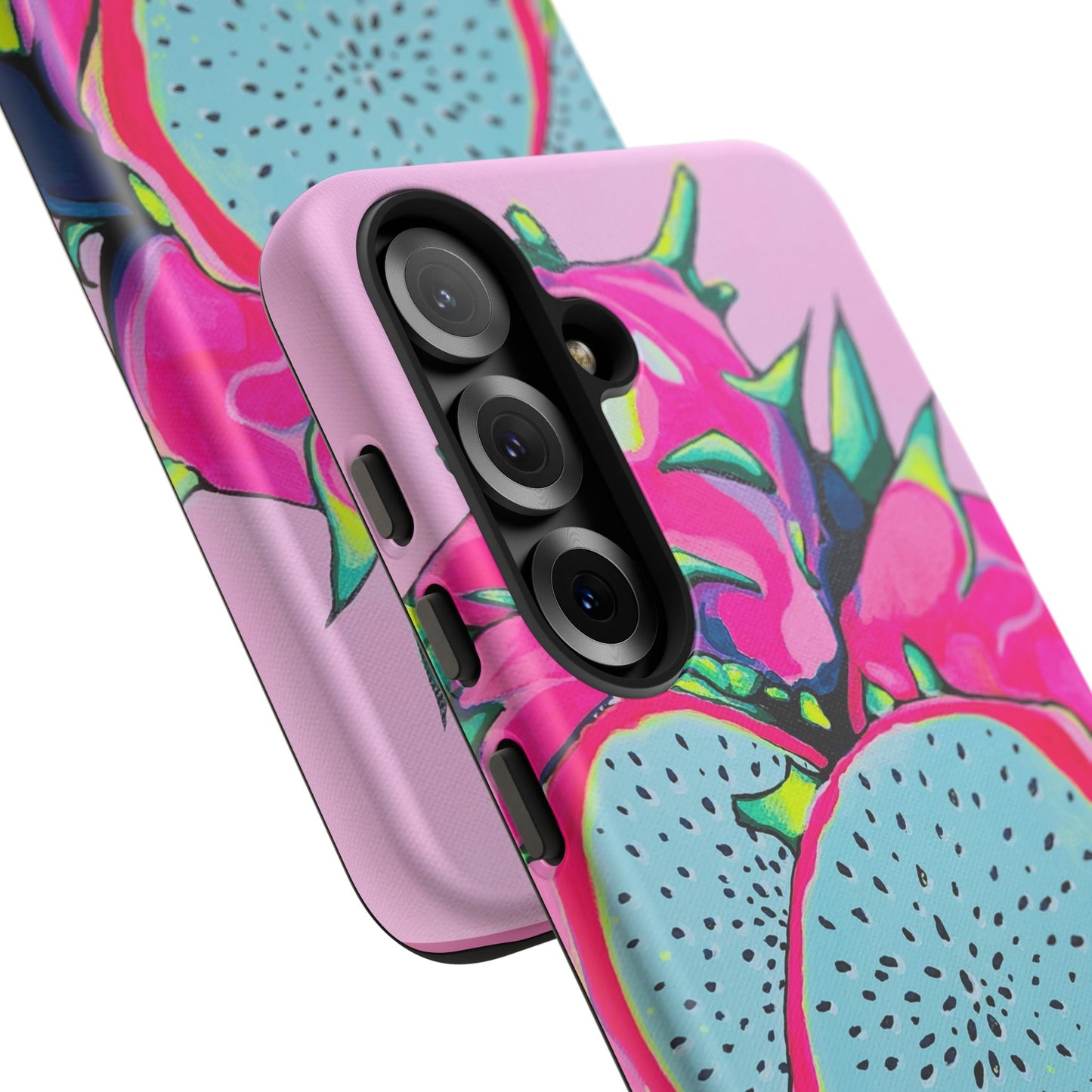 Neon Pink Dragon Fruit Tough Phone Case