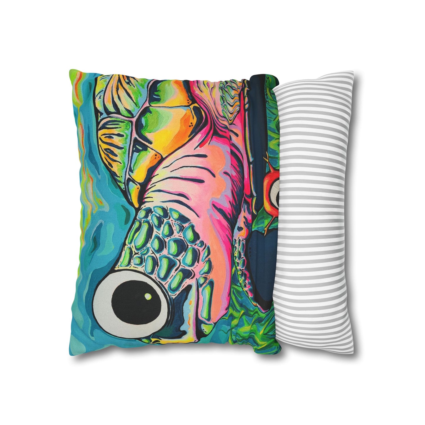 Cyclops Turtle Pillowcase for Throw Pillow, Cover Only