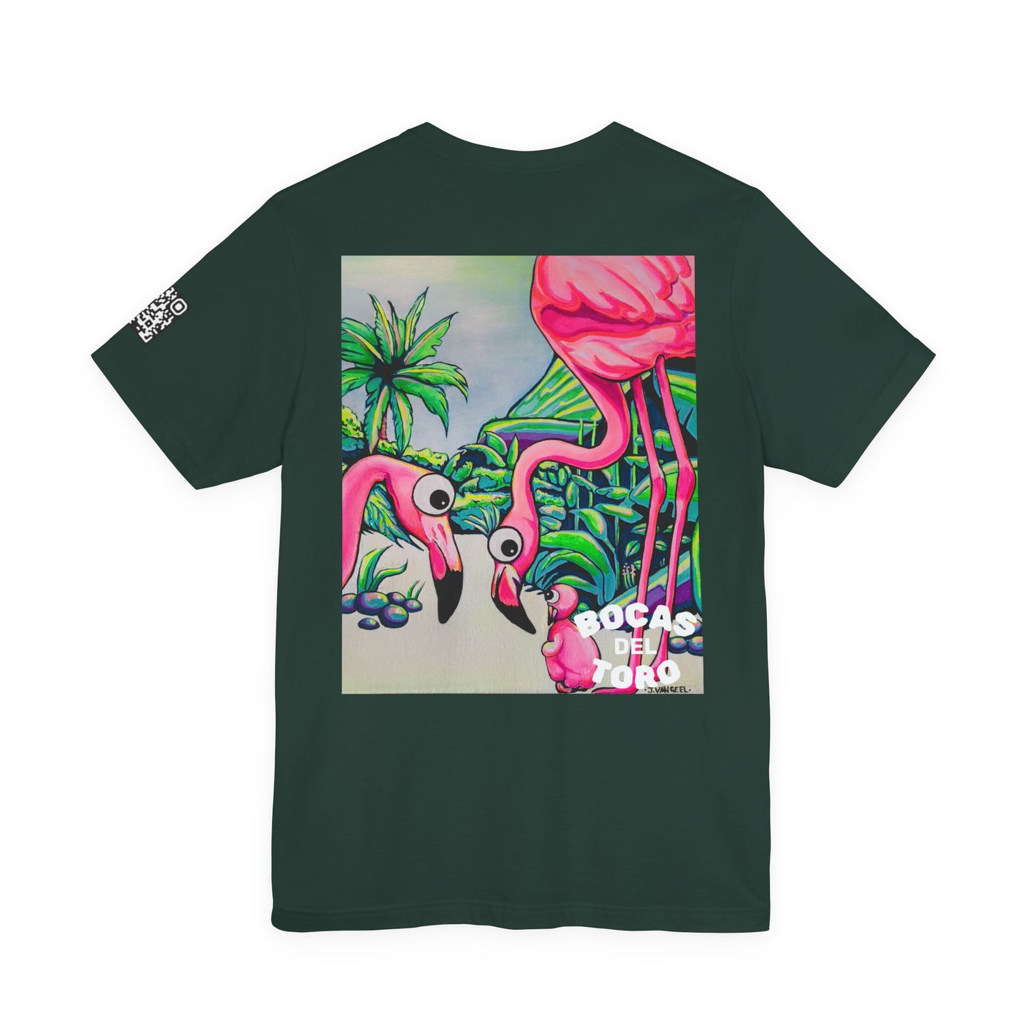 Unisex Cyclops Flamingo Family Tee