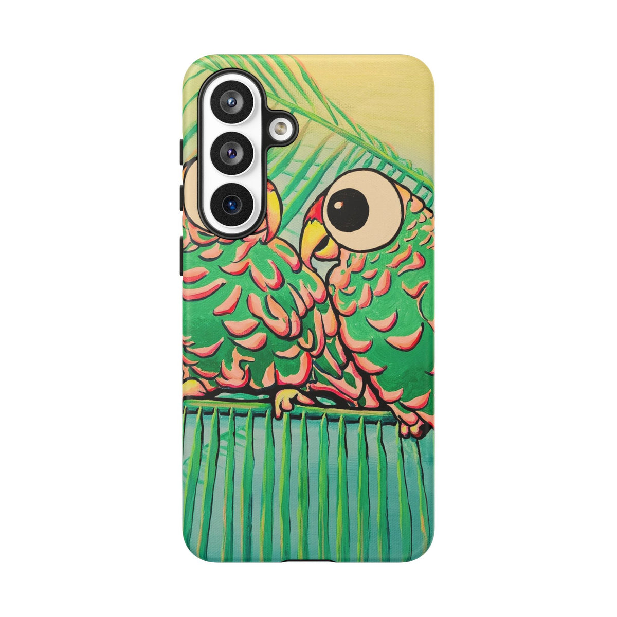 Chatty Cyclops Parrots Tough Phone Case