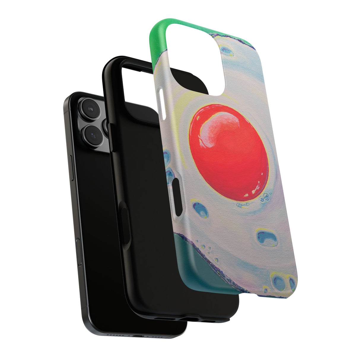 Neon Fried Egg Tough Phone Case