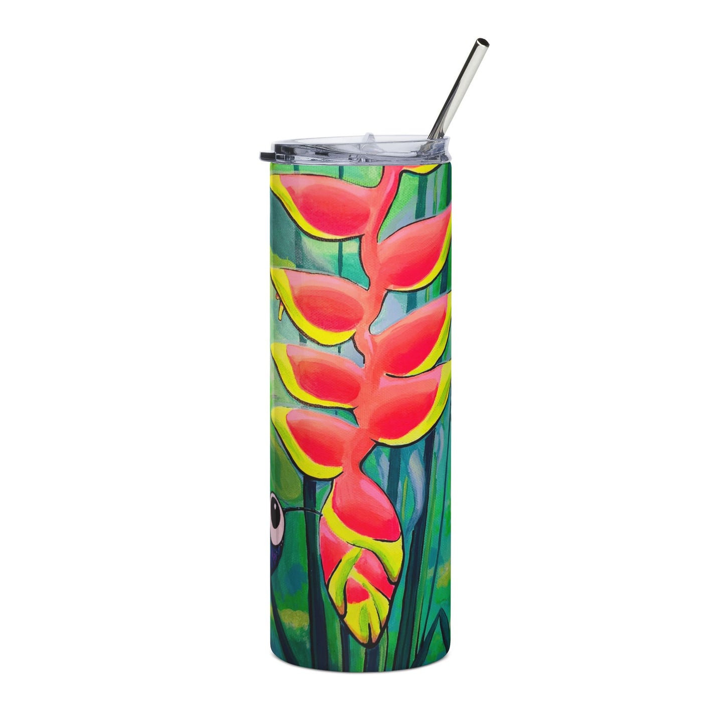 Cyclops Hummingbirds Stainless Steel Tumbler, 20oz | Fun Travel Mug, Eco-Friendly