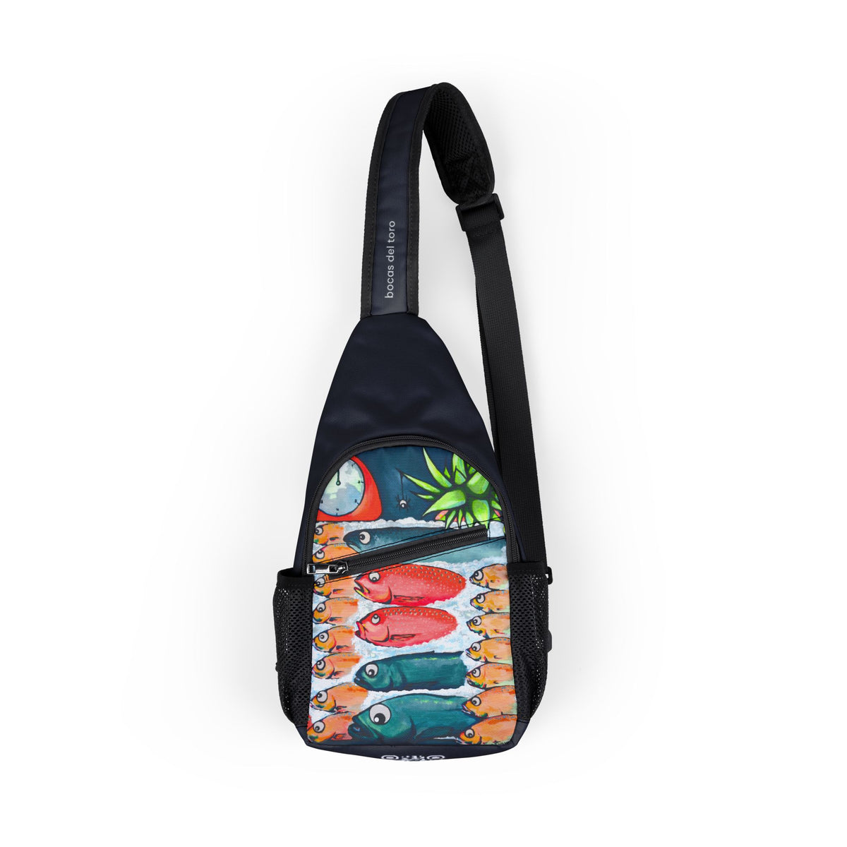 Neon Cabo Fish Market Art Sling Bag