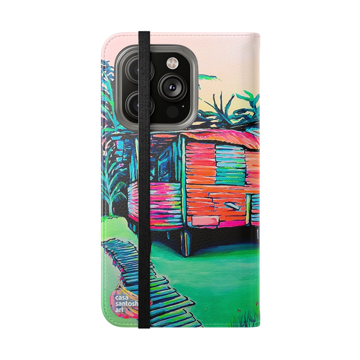 Luis Russell House Bocas Flip Phone Case – Wallet Cover with Card Slots