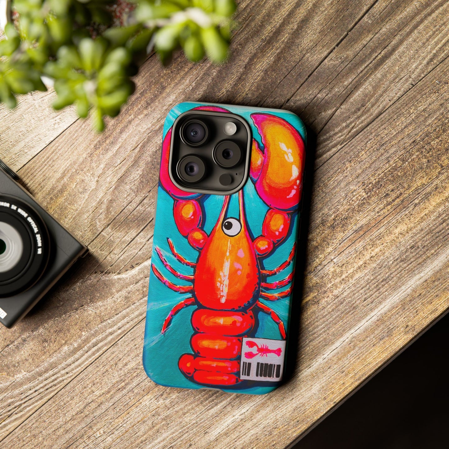 Neon Lobster Tough Phone Case