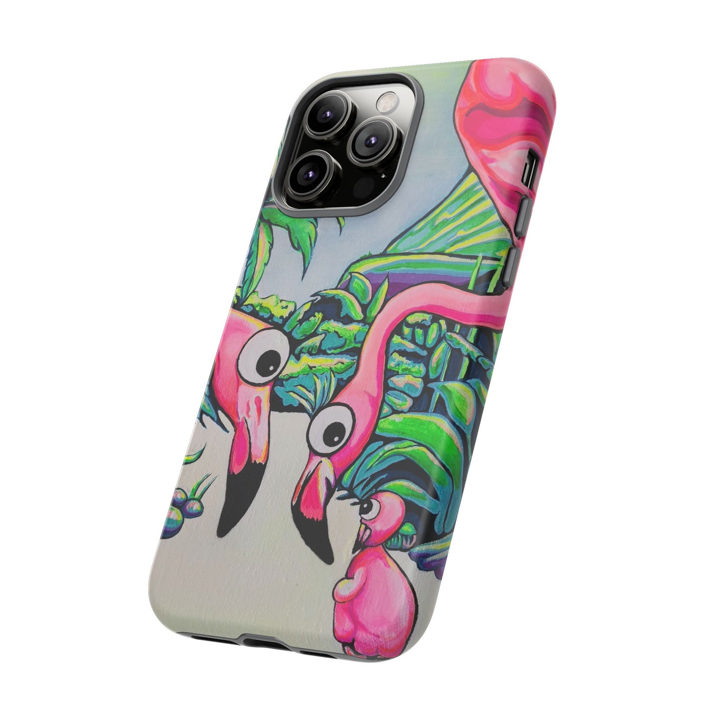 Flamingo Family Phone Case