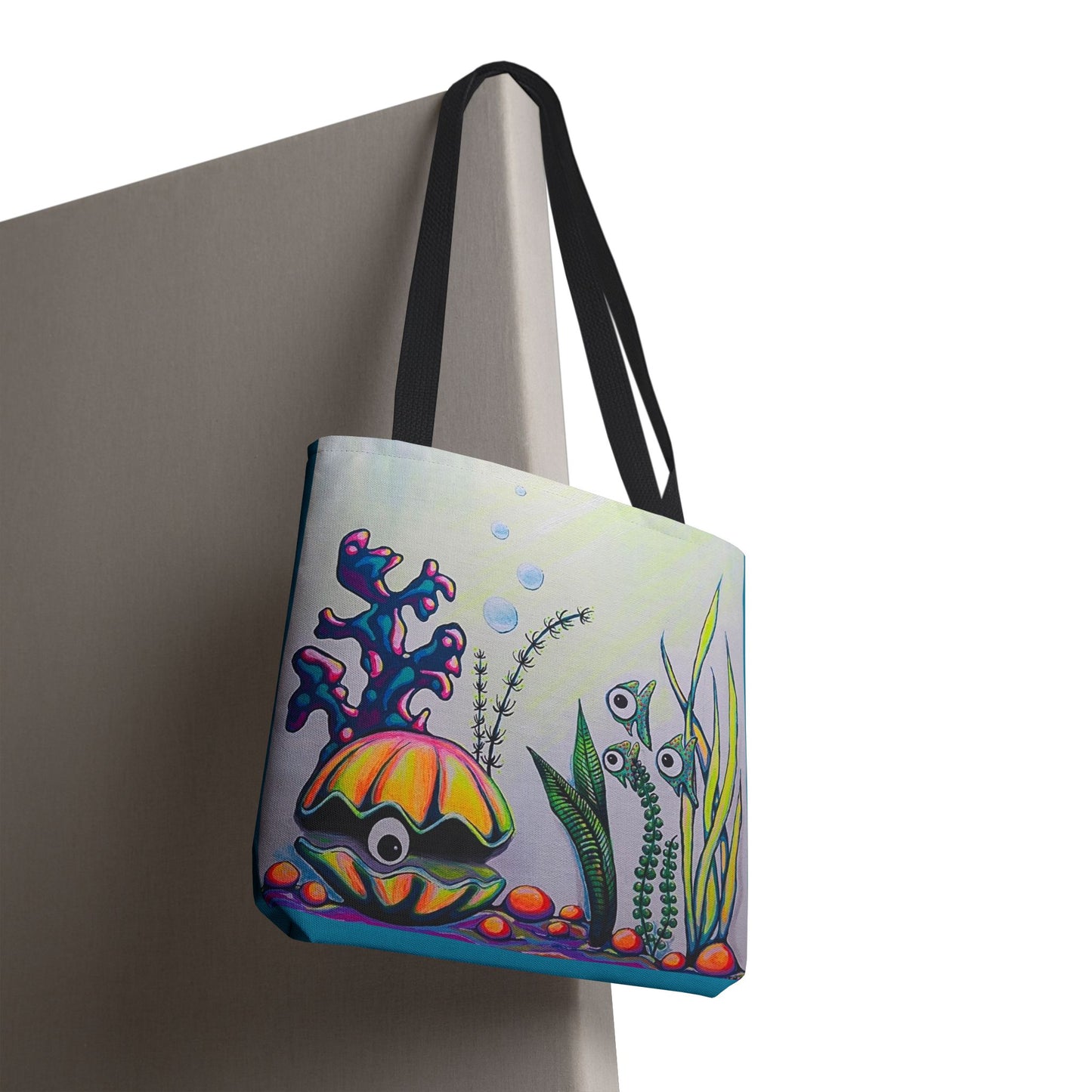 Premium Cyclops Clam Tote Bag, Original Artist Design, Reusable Shopping Tote,  Eco-Friendly