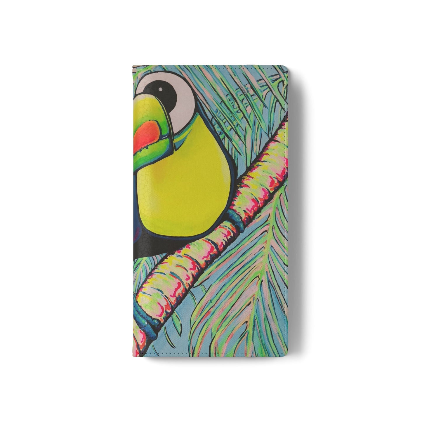 Cyclops Toucan Flip Phone Case – Wallet Cover with Card Slots