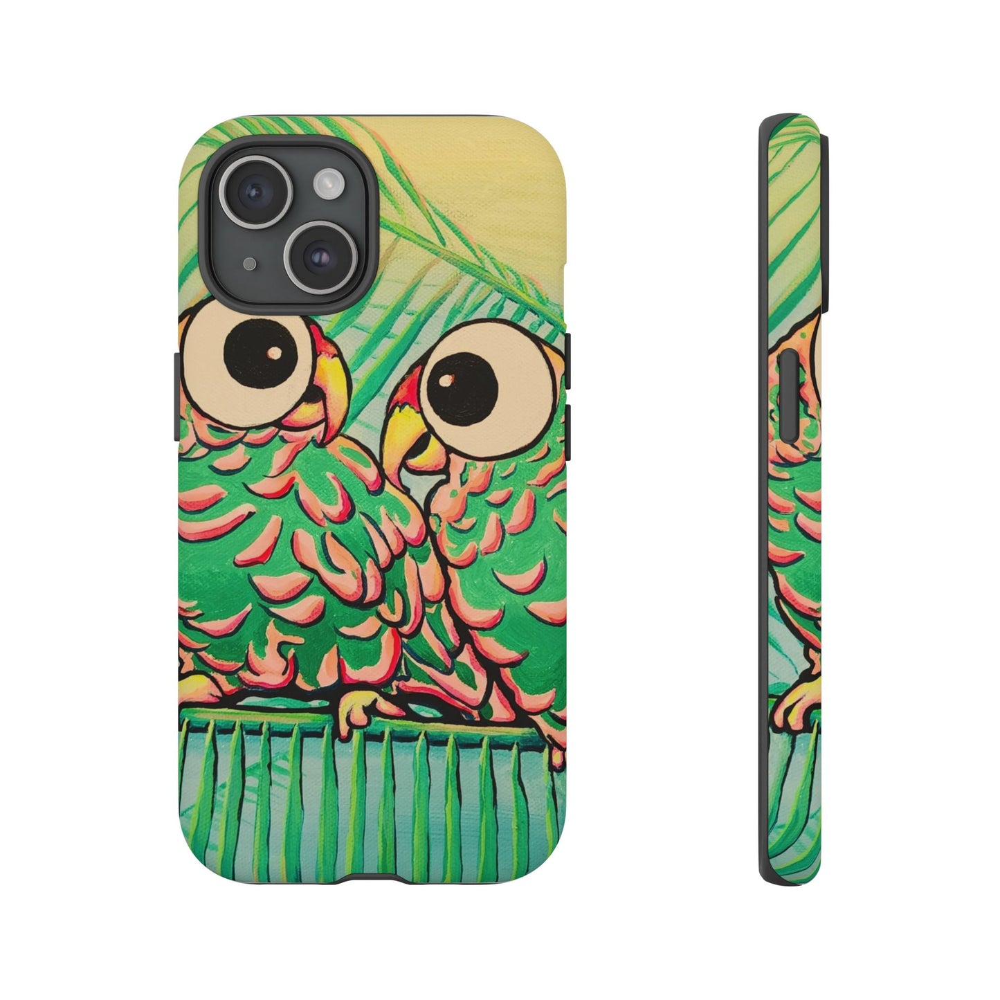 Chatty Cyclops Parrots Tough Phone Case