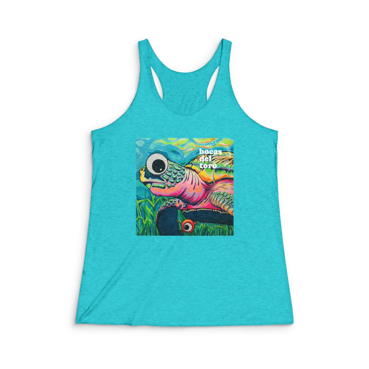 Women's Cyclops Turtle Graphic Racerback Tank