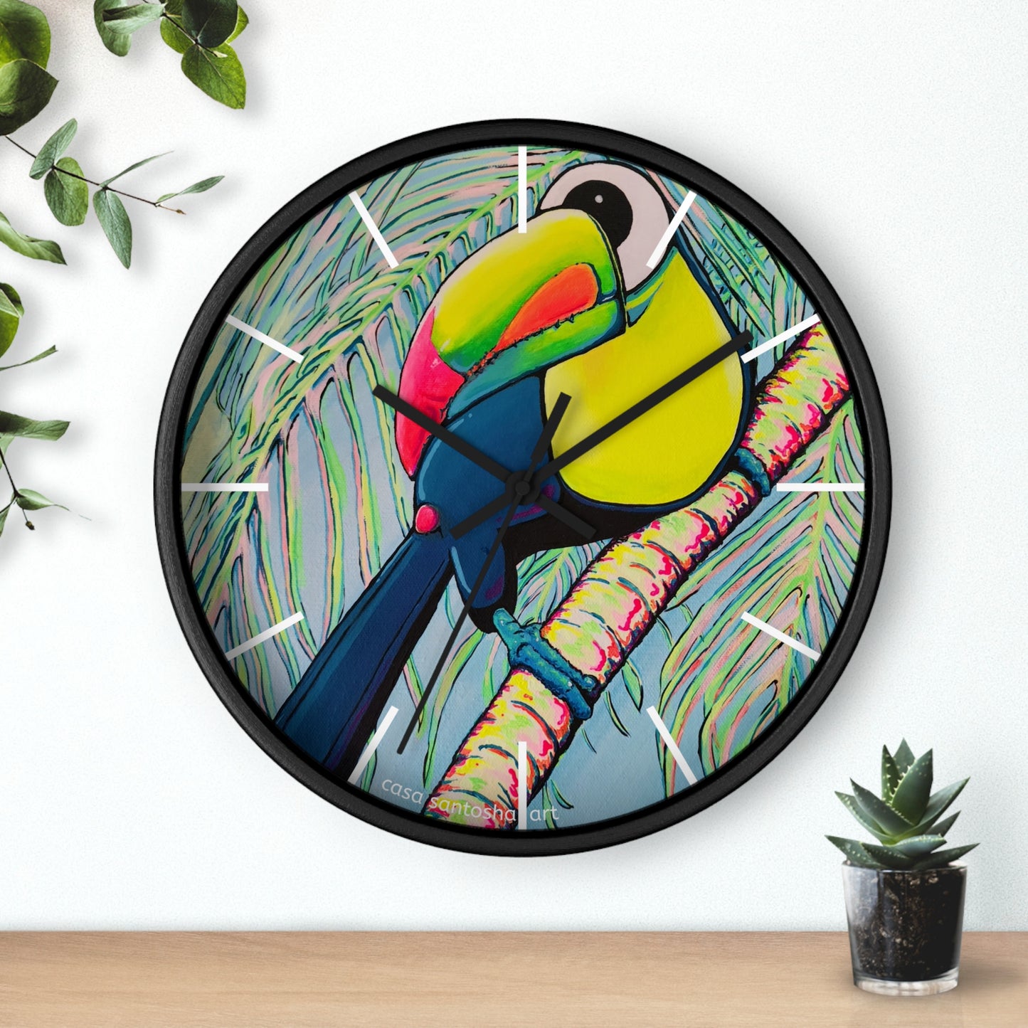 Cyclops Toucan Pop Art Wall Clock