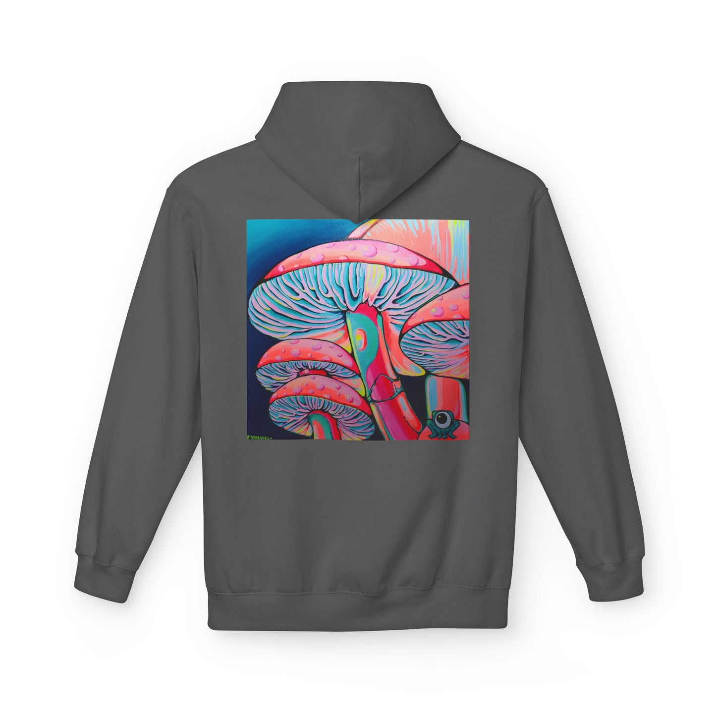 Unisex Trippy Mushrooms Soft Hoodie
