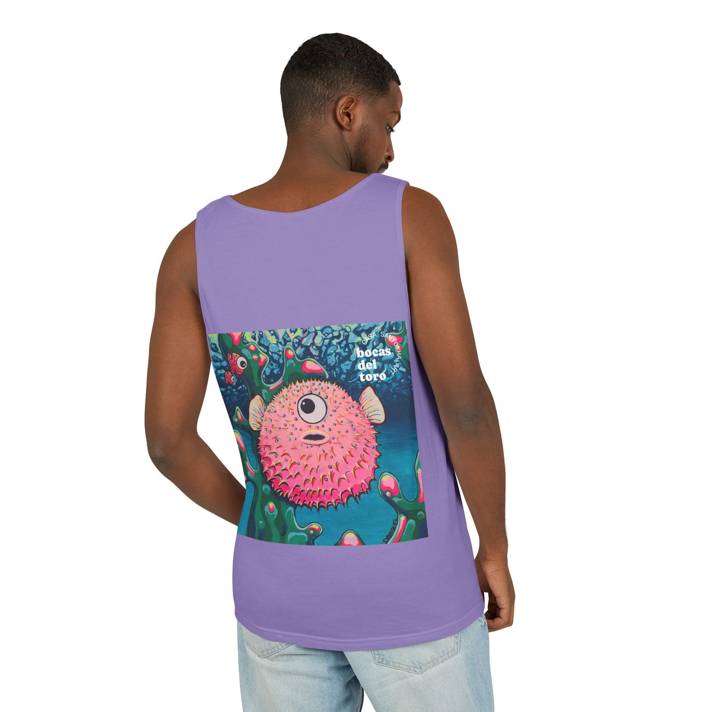 Unisex Cyclops Pufferfish Tank Top - Perfect for Summer Vibes