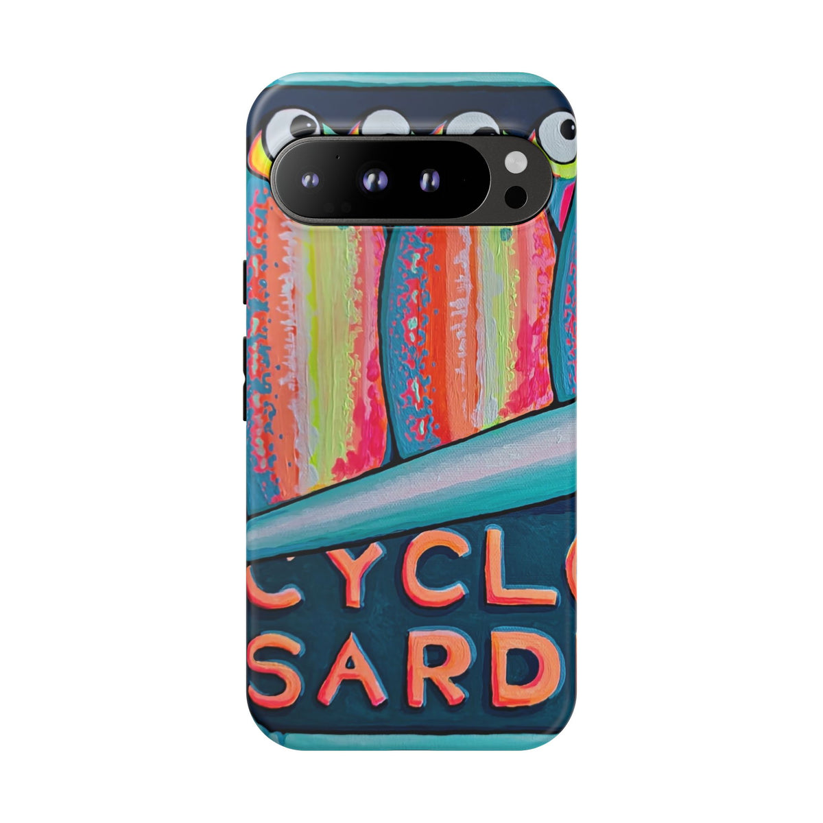 Neon Sardines Tough Phone Case