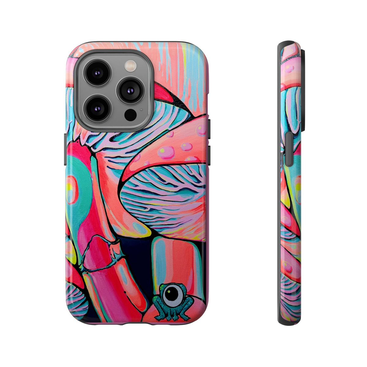 Coque de téléphone résistante Trippy Mushrooms