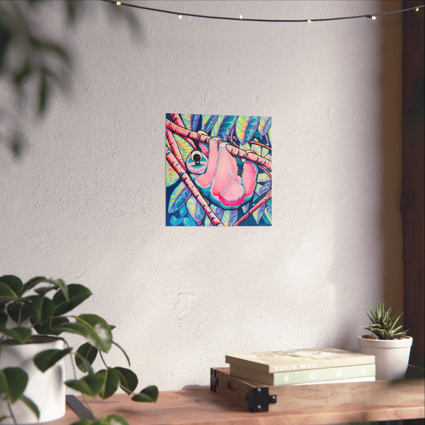 Cyclops Sloth Giclée Art Poster