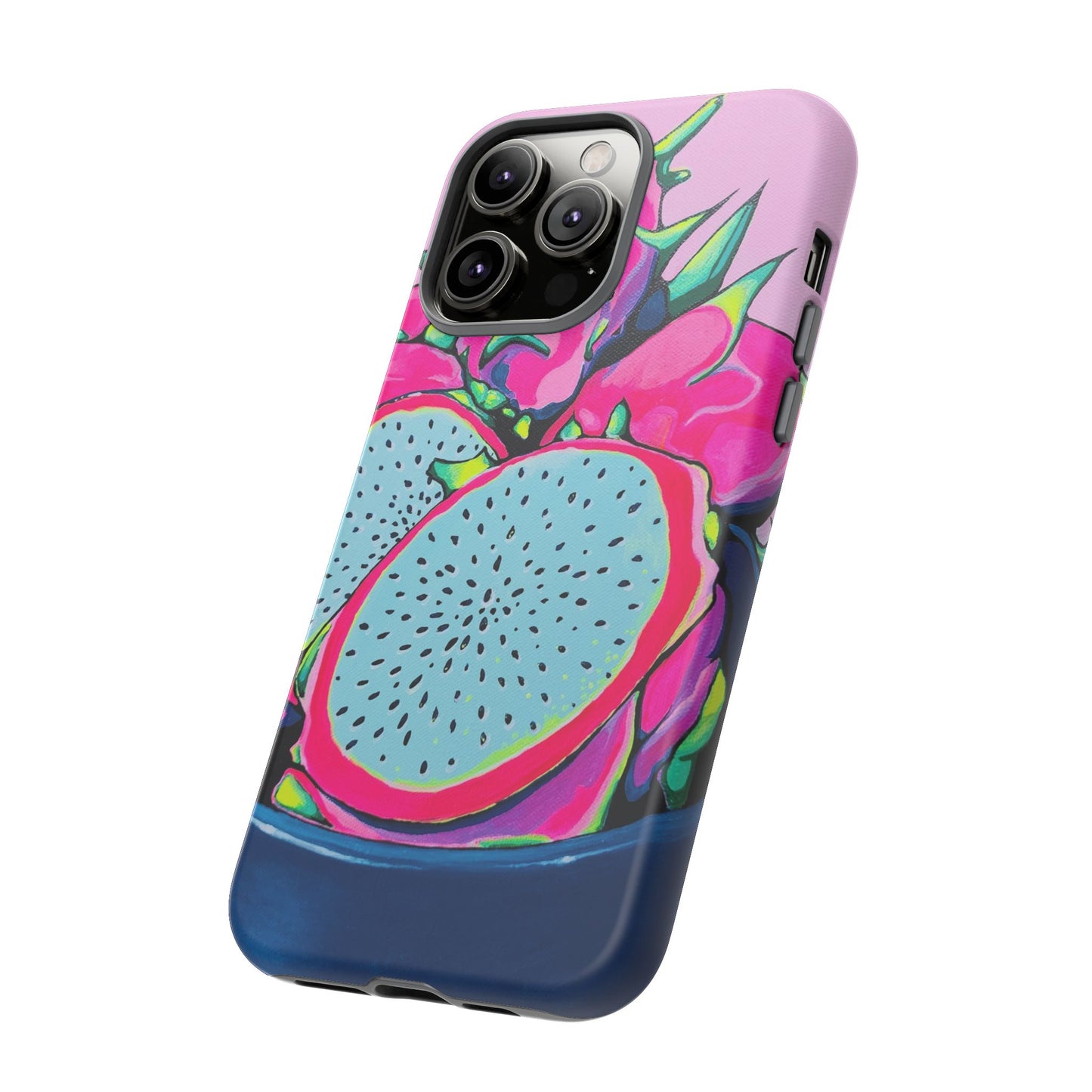 Neon Pink Dragon Fruit Tough Phone Case