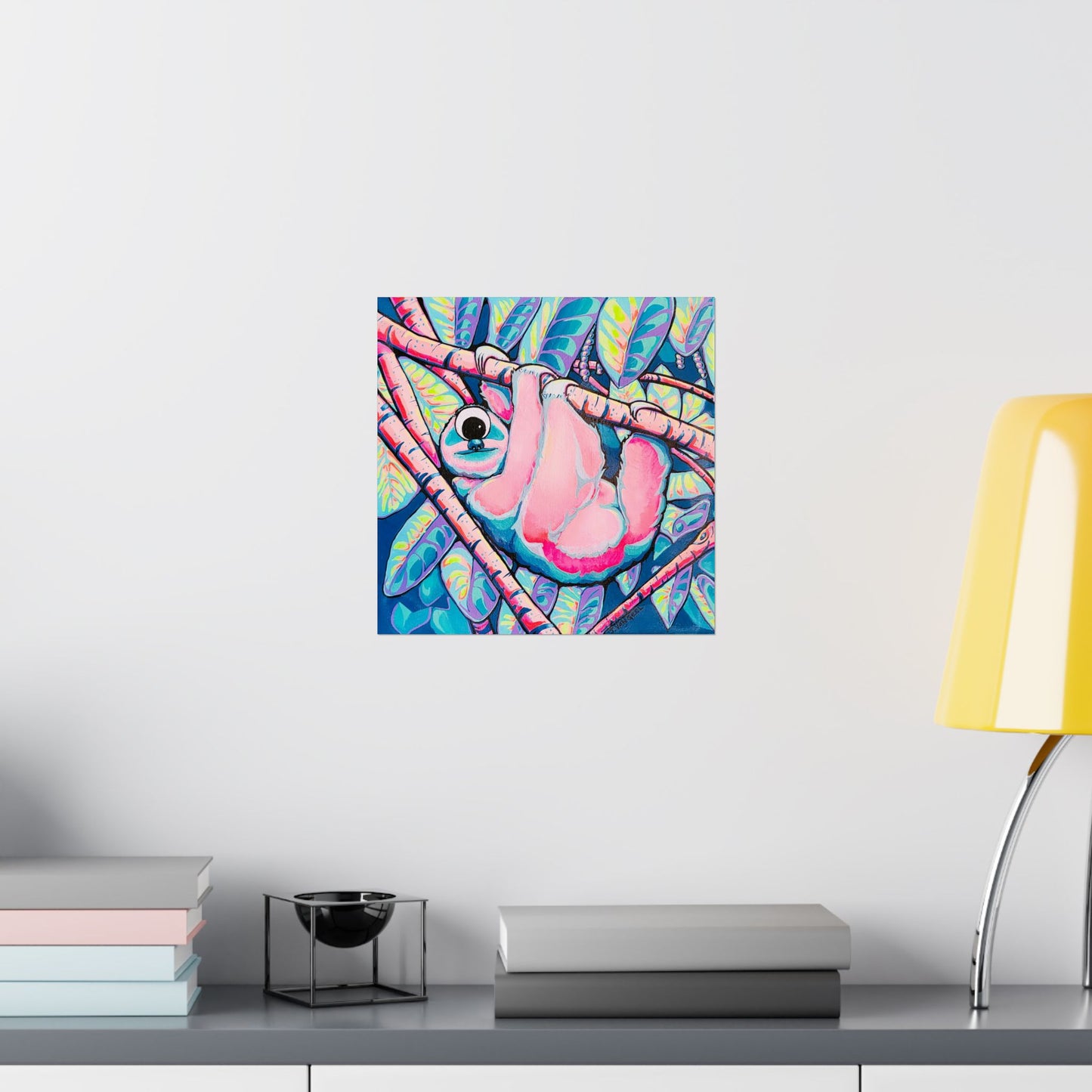 Cyclops Sloth Giclée Art Poster