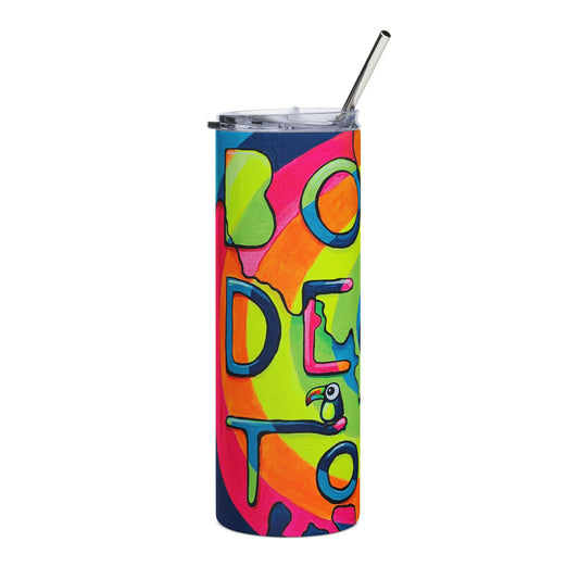 Bocas Del Toro Islands Stainless Steel Tumbler, 20oz | Fun Travel Mug, Eco-Friendly