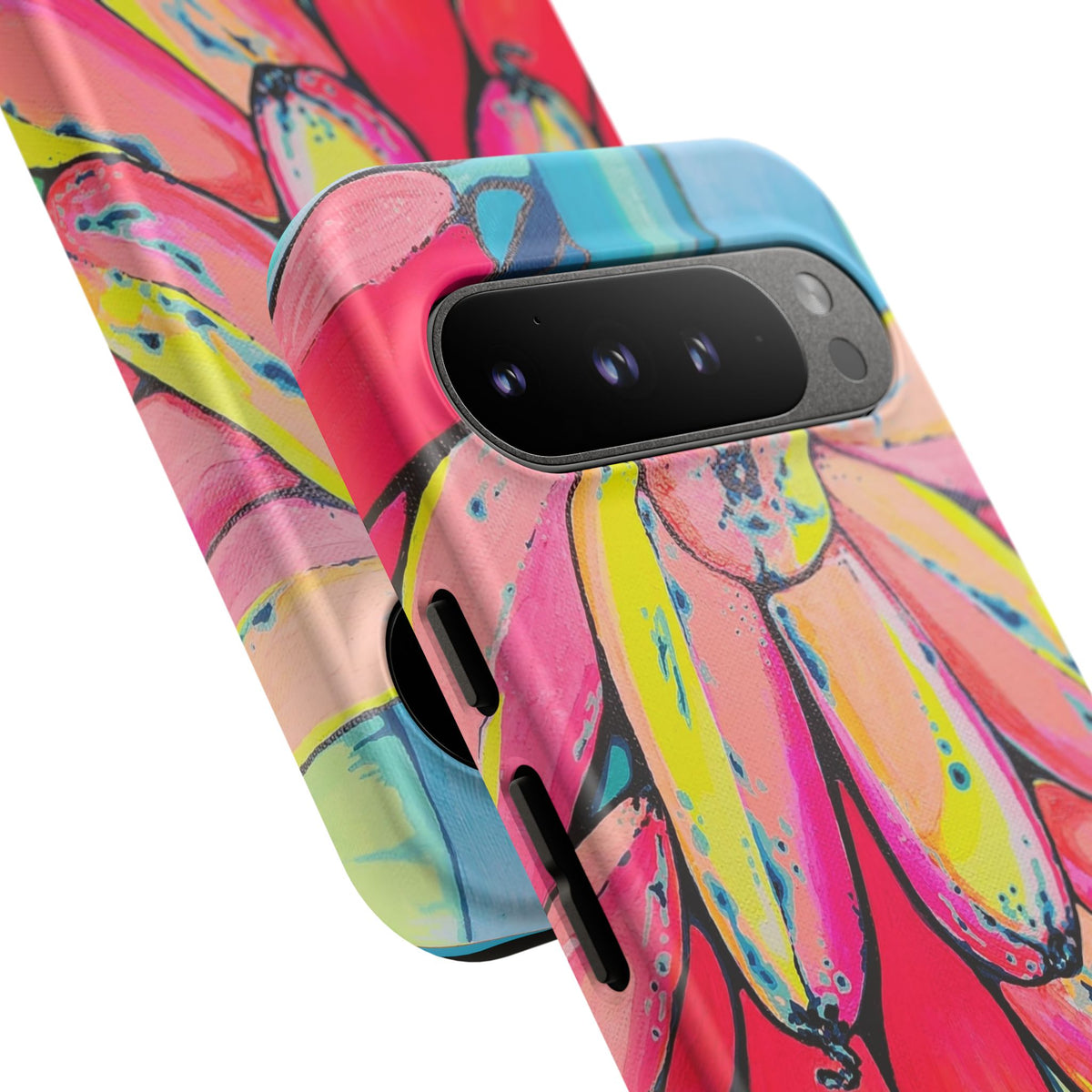 Neon Primitivo Bananas Tough Phone Case